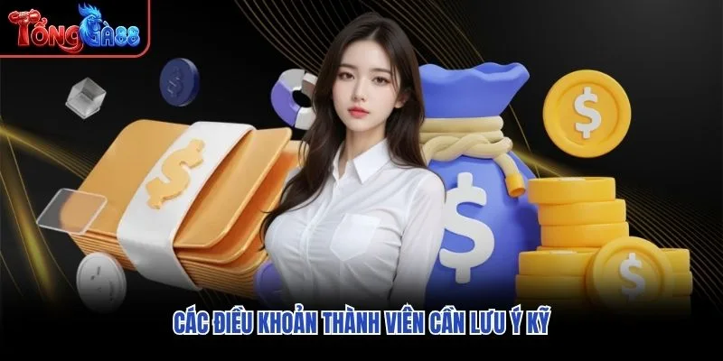 Các điều khoản thành viên cần lưu ý kỹ