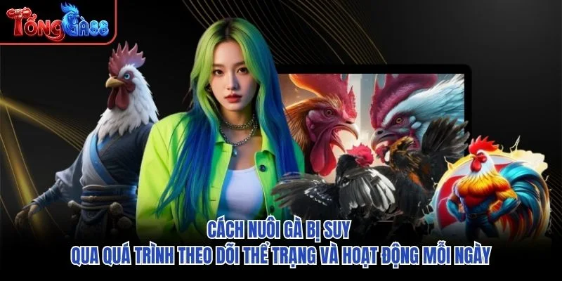 Cách nuôi gà bị suy qua quá trình theo dõi thể trạng và hoạt động mỗi ngày