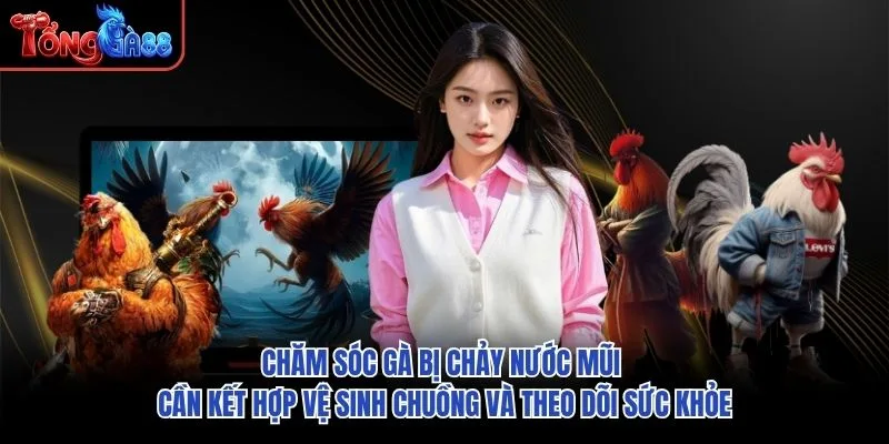 Chăm sóc gà bị chảy nước mũi cần kết hợp vệ sinh chuồng và theo dõi sức khỏe Chăm sóc gà bị chảy nước mũi cần kết hợp vệ sinh chuồng và theo dõi sức khỏe