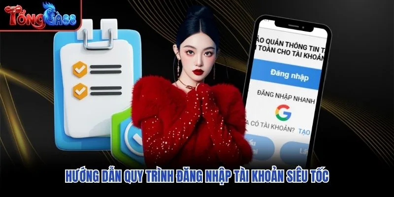Hướng dẫn quy trình đăng nhập tài khoản siêu tốc