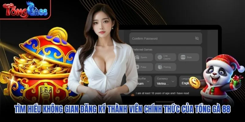 Tìm hiểu không gian đăng ký thành viên chính thức của Tổng Gà 88